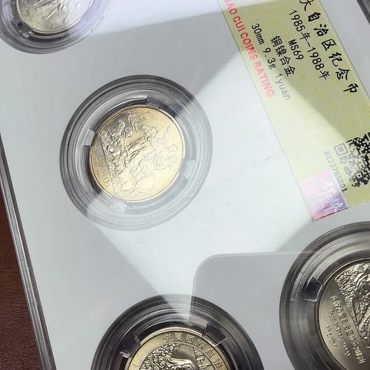其他普通金属五大自治区纪念币一套