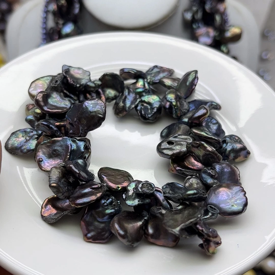 钛钢淡水珍珠手链