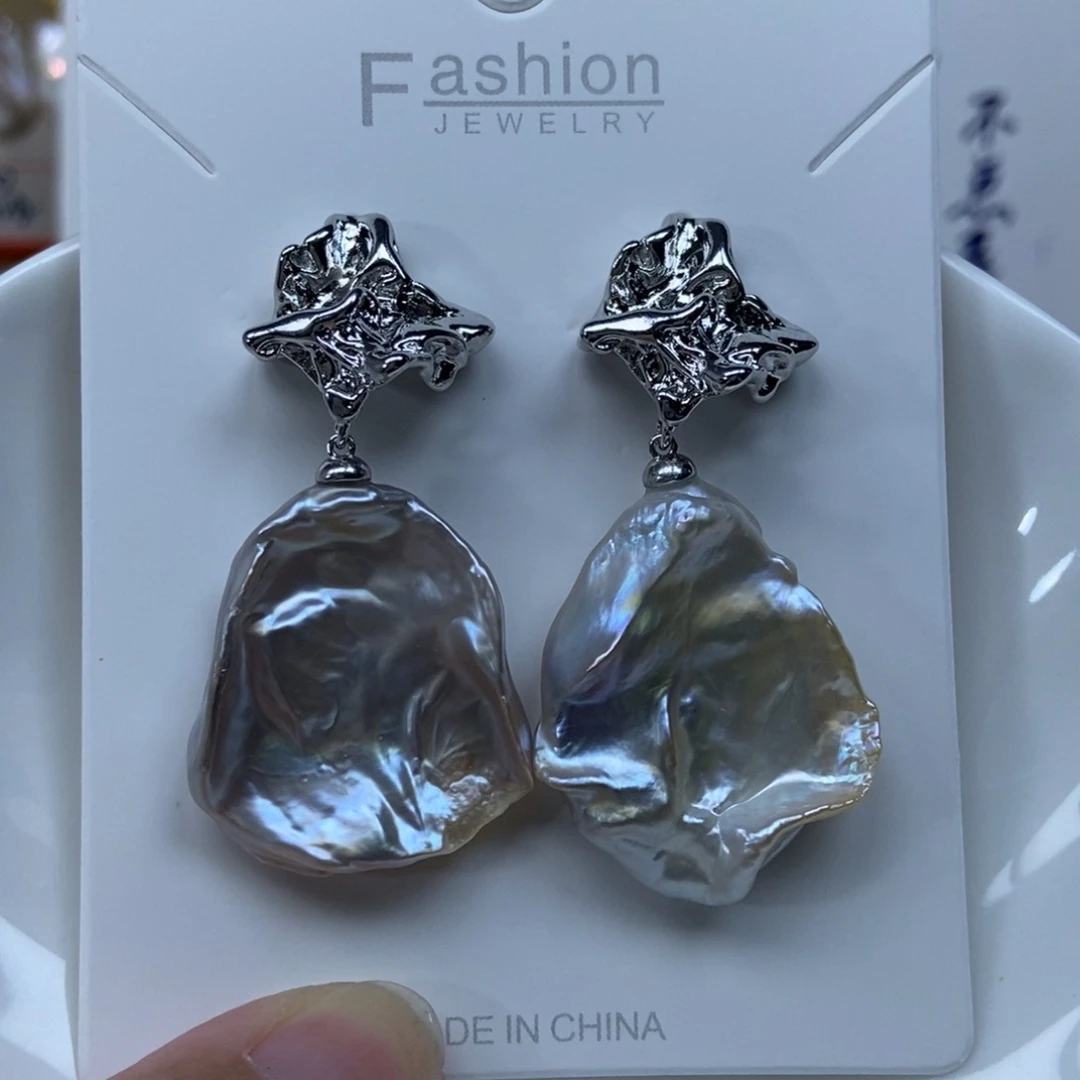 淡水珍珠耳环合金?****?特价589