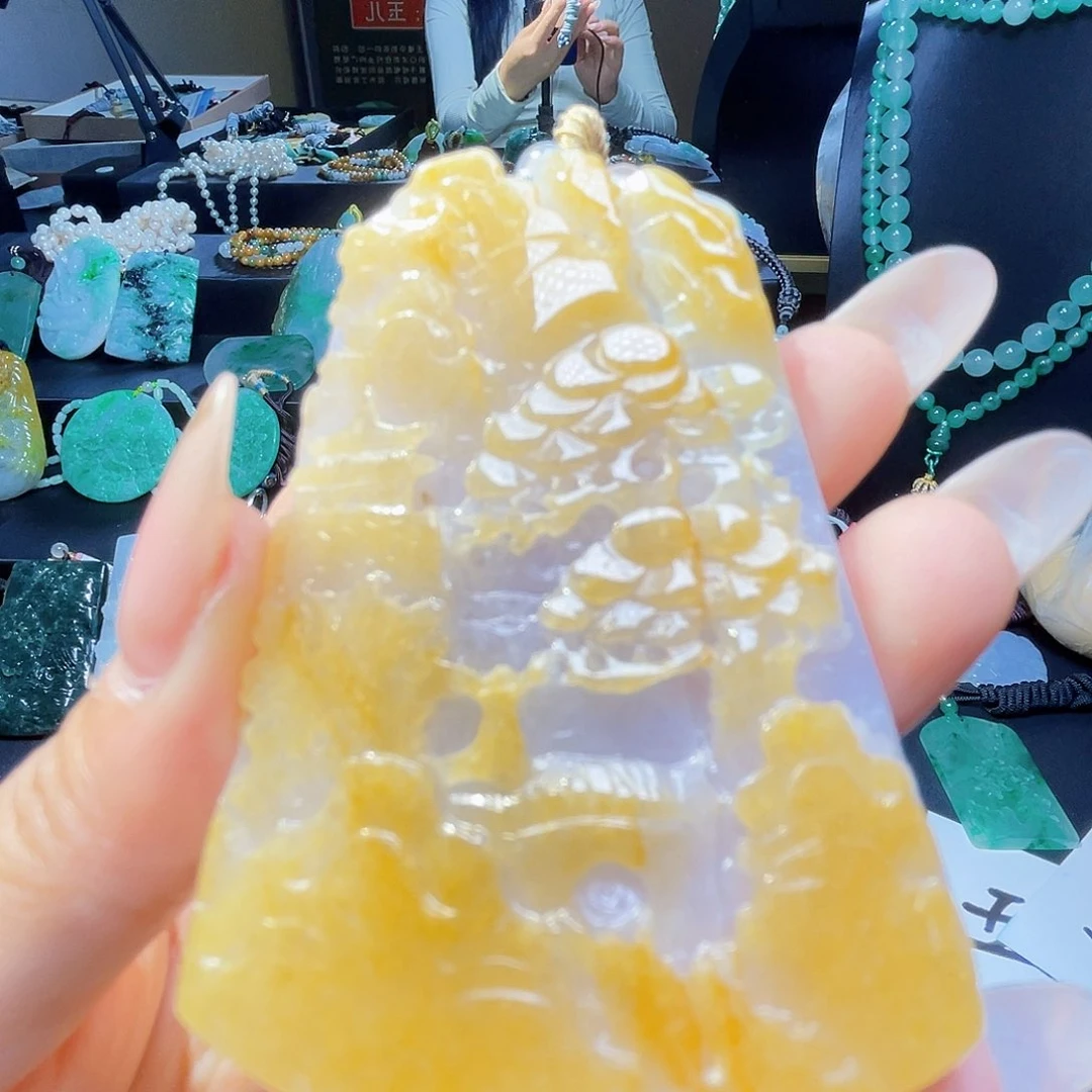 颈饰未镶嵌翡翠一