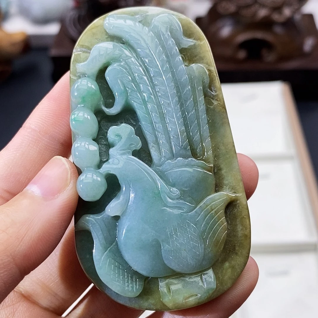 颈饰未镶嵌翡翠缅甸翡翠a货