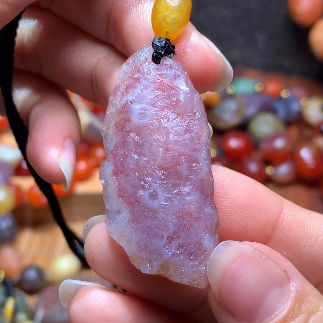 未镶嵌玛瑙/玉髓珠宝半成品