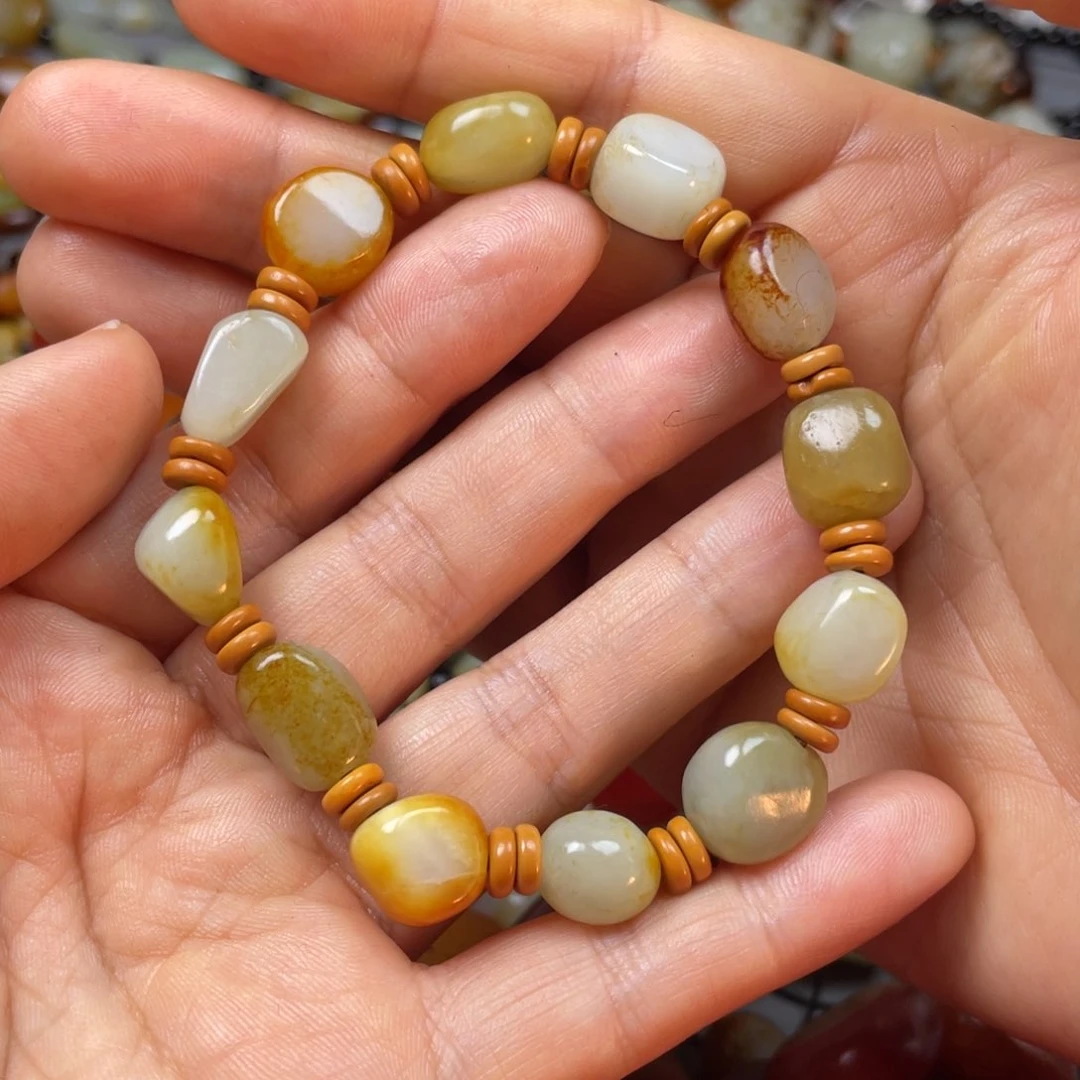 和田玉手链未镶嵌