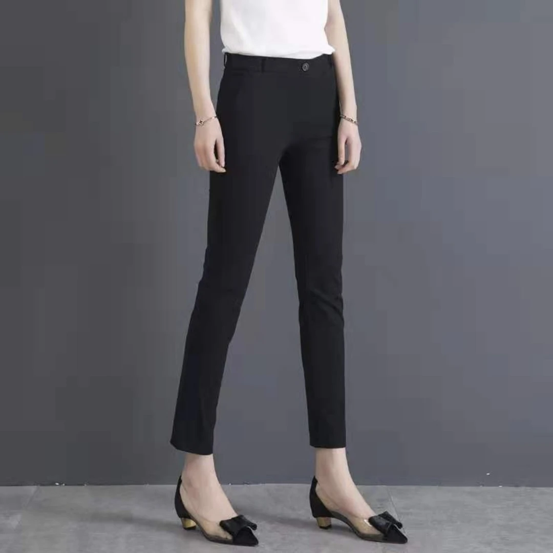 哥弟新款品质女装专柜正品弹力出行款小脚裤1100089-4222