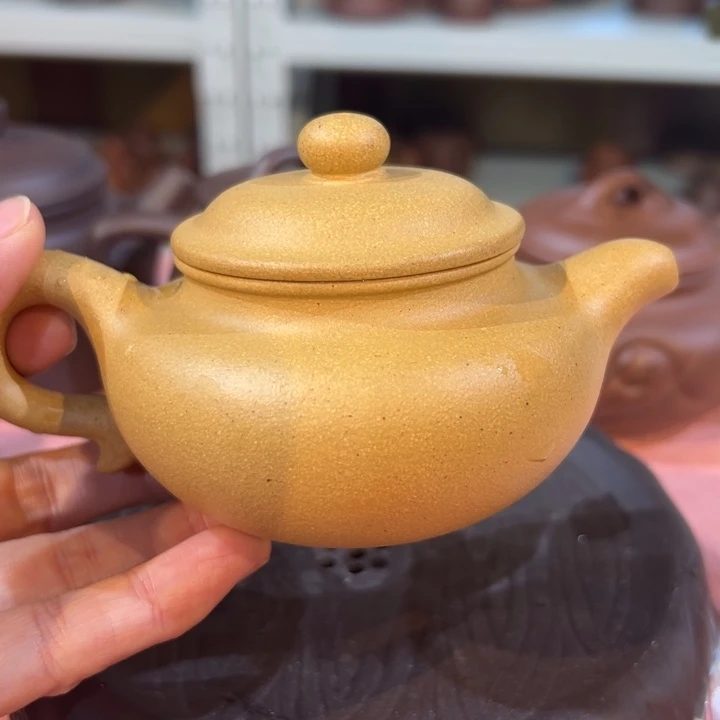 紫砂茶壶黄金仿古160cc