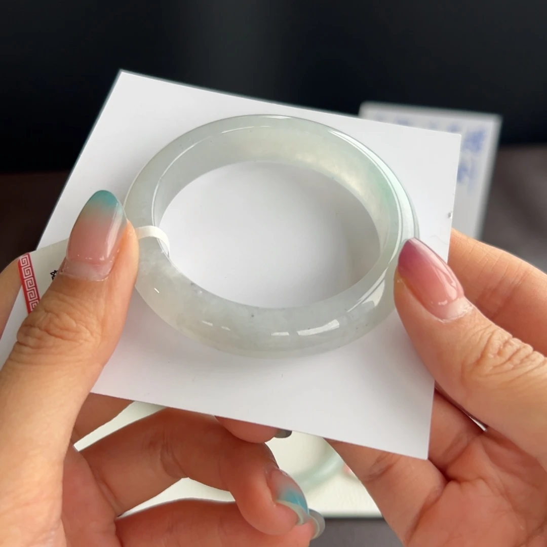 翡翠未镶嵌手镯25号 50.4