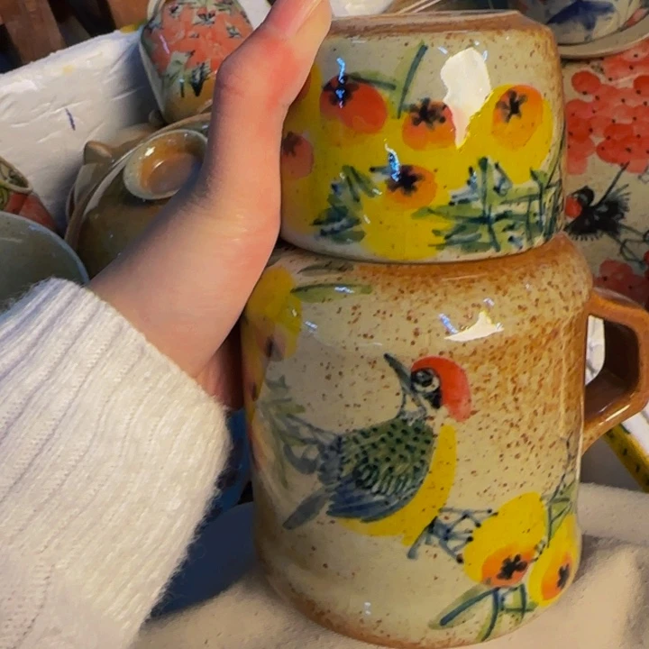 瓷片景德镇陶瓷手工手绘