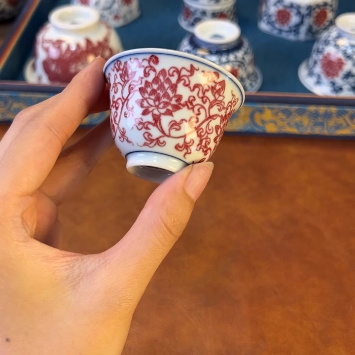 摆件景德镇陶瓷茶器百宝箱
