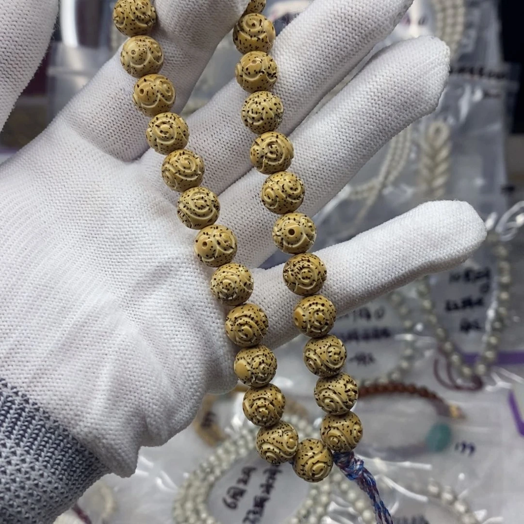 星月菩提吊坠10圆雕刻