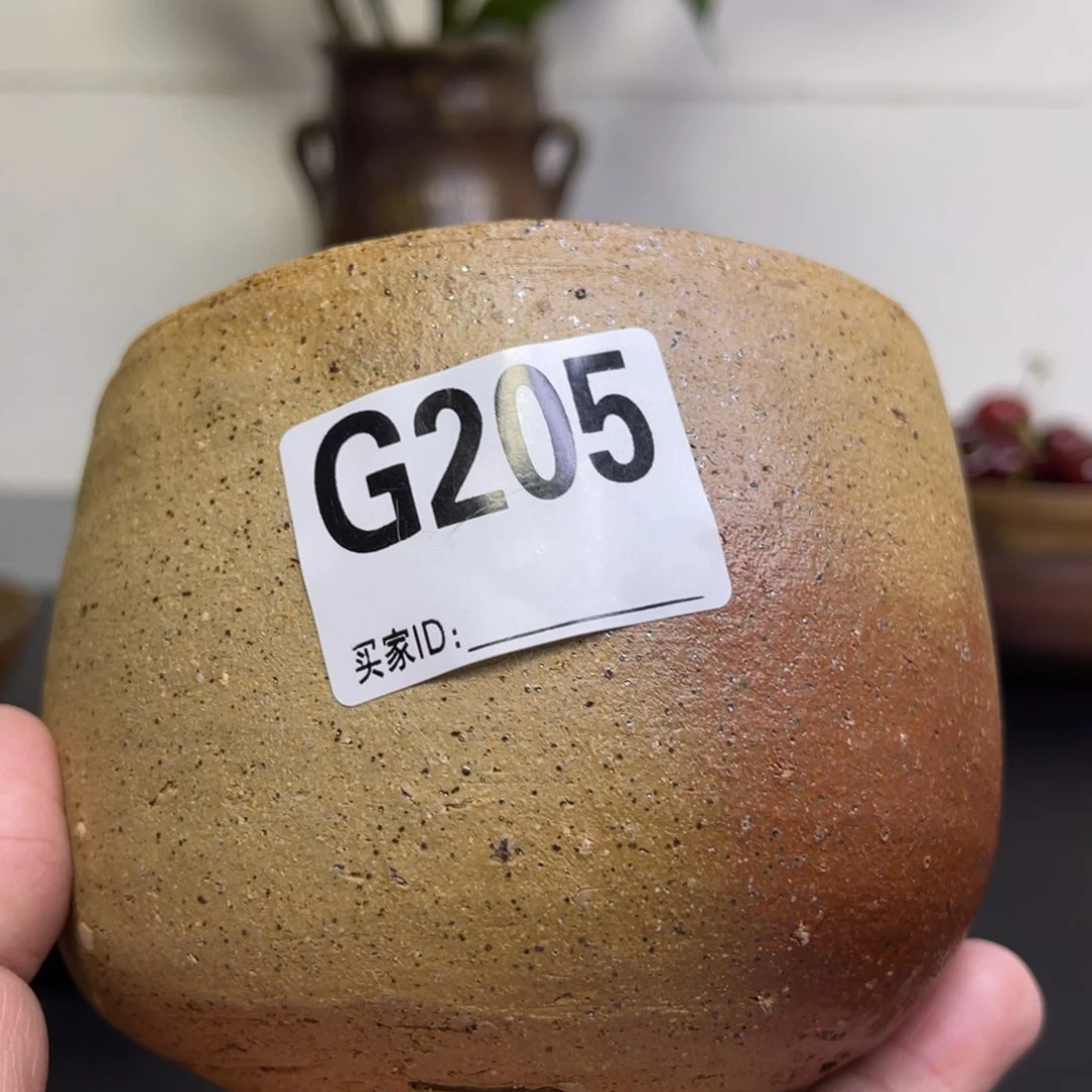 备前烧作品 好看的碗一点飞皮