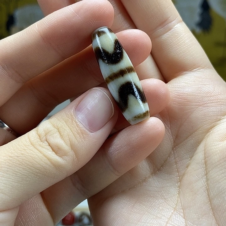 玛瑙/玉髓散珠双牙牙