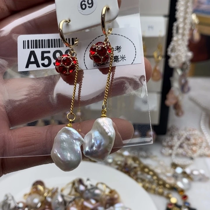 淡水珍珠合金颈饰593