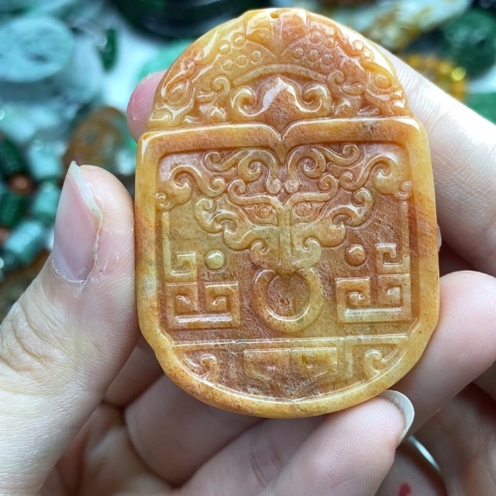 颈饰未镶嵌翡翠吊坠