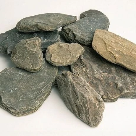 原生缸溪流石造景石片岩石庭院假山组合鱼缸造景石页岩石乌龟晒台