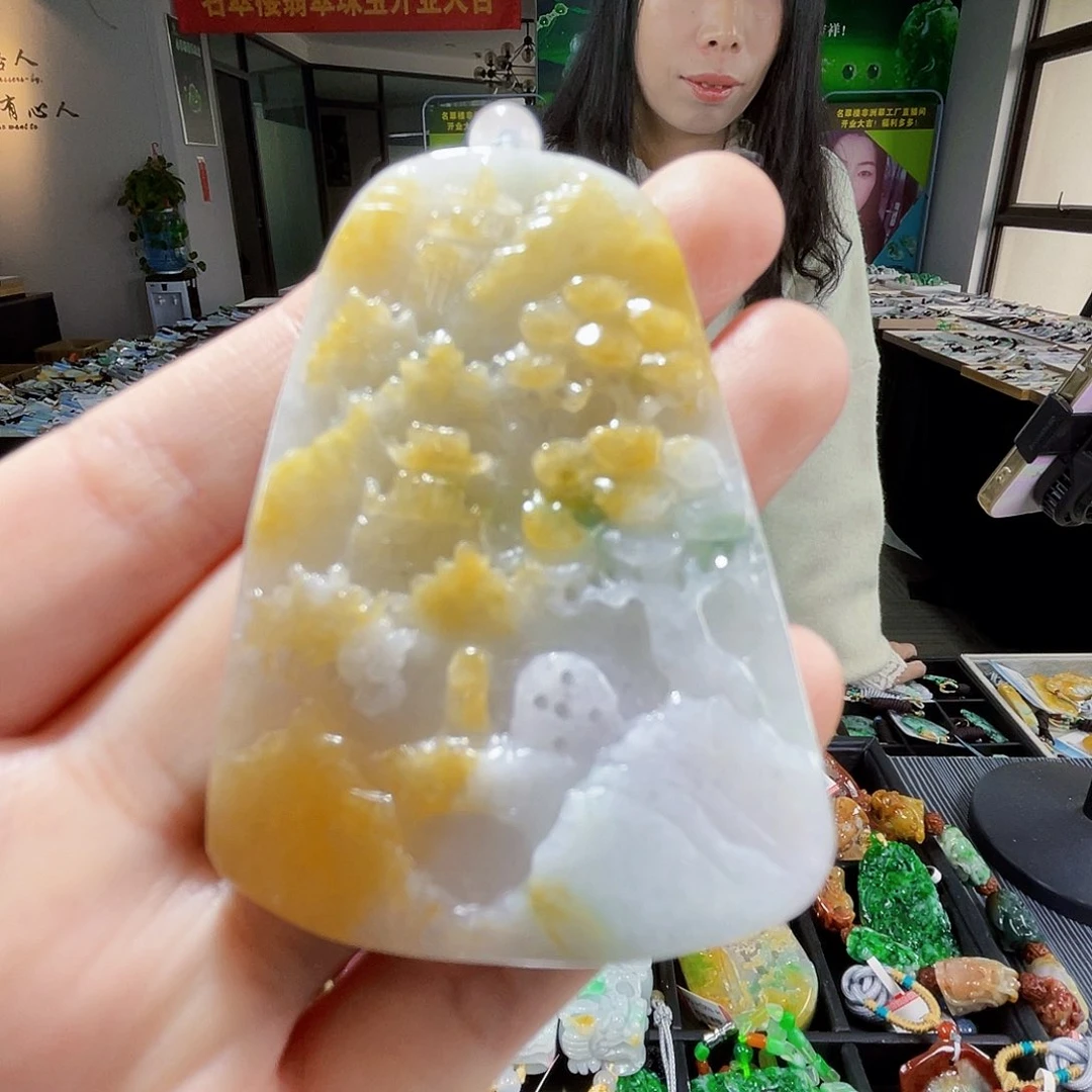 颈饰未镶嵌翡翠翡翠