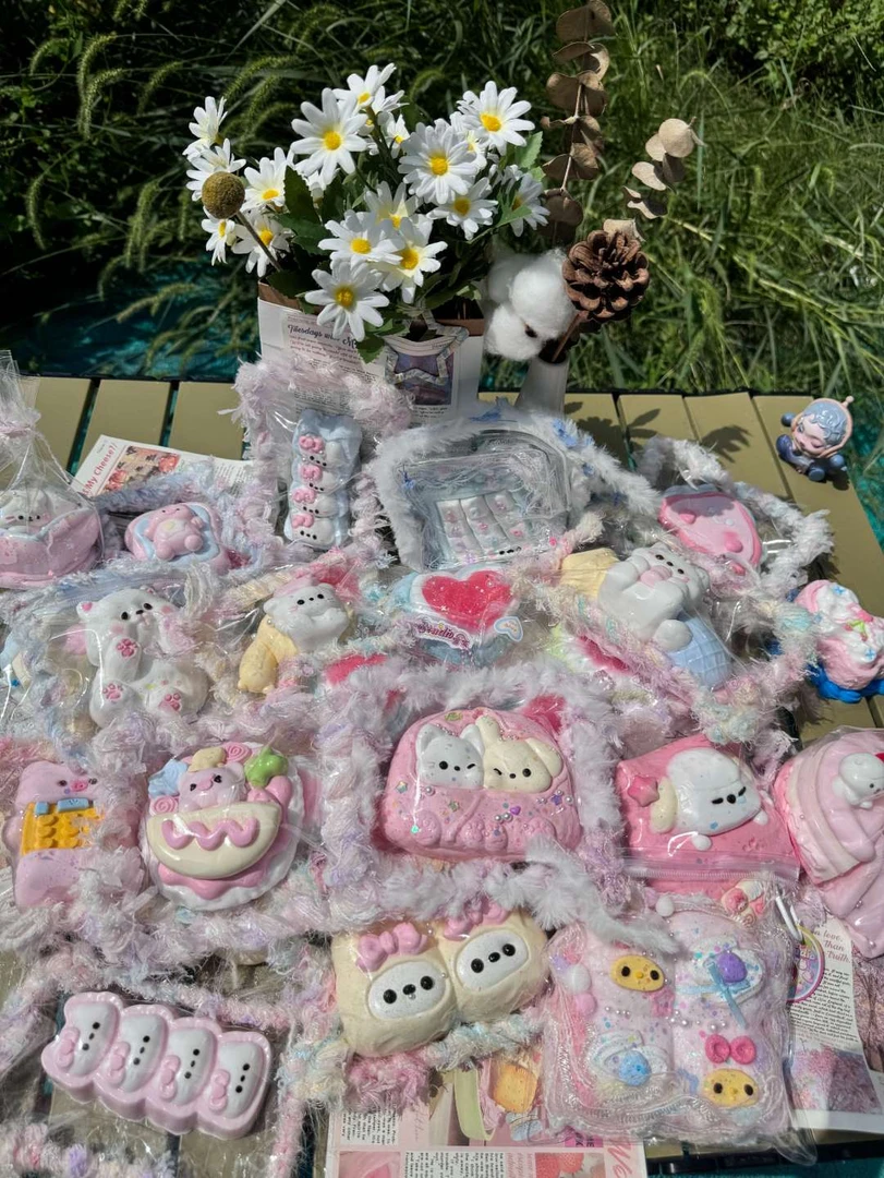 手工制作食品级硅胶材质捏捏微瑕重暇介意勿拍!)奶油泥稀奶油手感