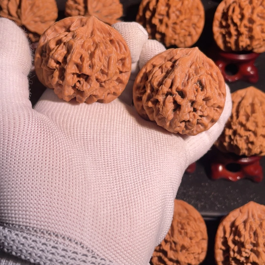 把件文玩核桃45官帽