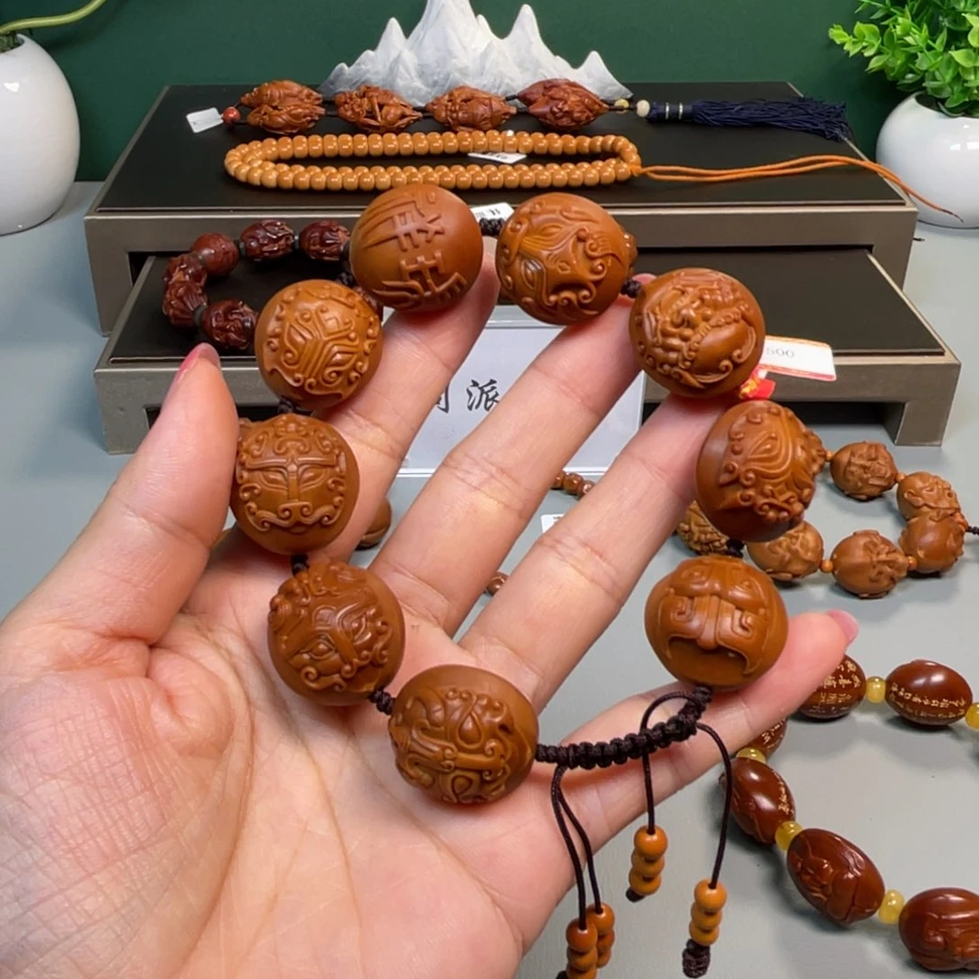 橄榄核手串/手链狼**下