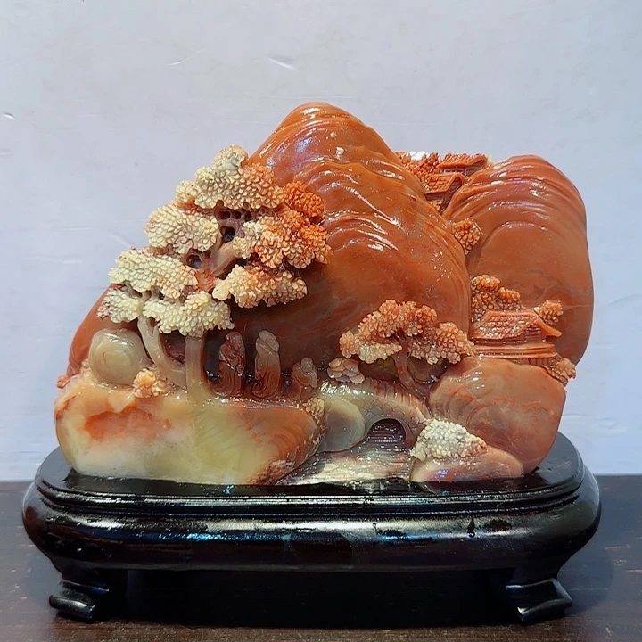 爱***恒寿山石寿山石摆件精品