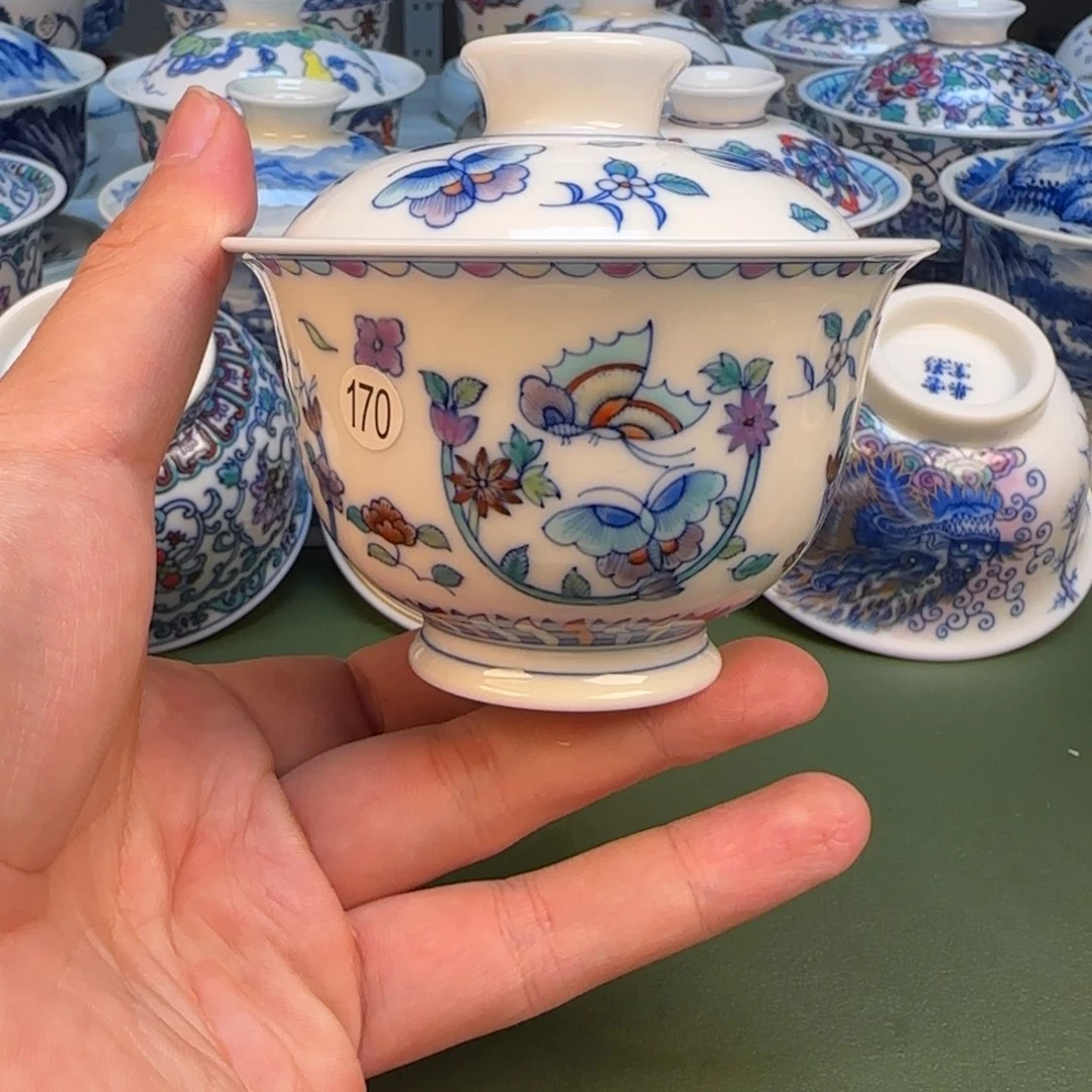 彦祖纯手工手绘茶具170