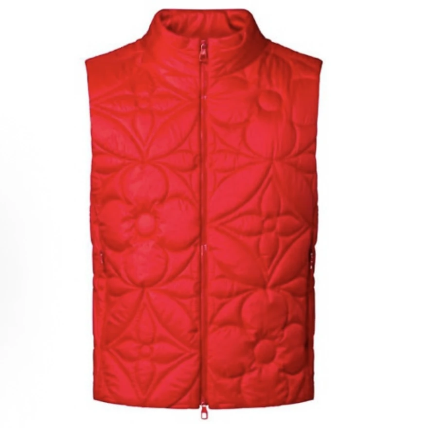未使用 LouisVuitton/路易威登 花卉满印logo马甲48码 md1166