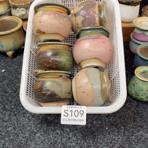 紫砂花盆微瑕109口径5厘米左右