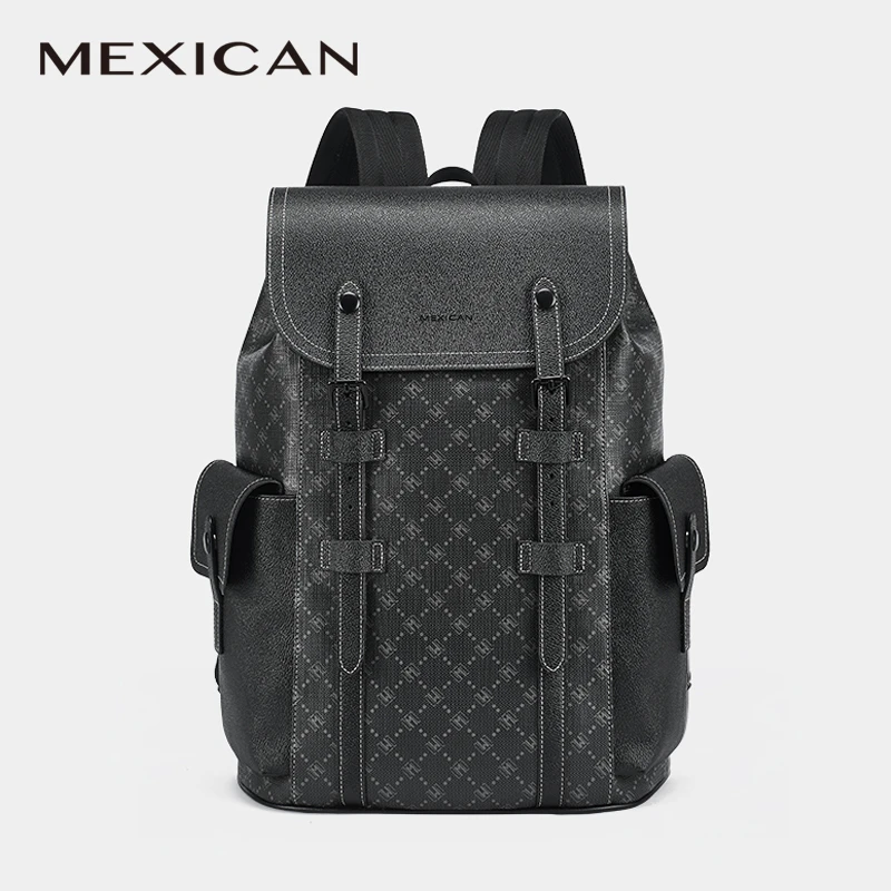 美式潮牌双肩包男士大容量旅行大学生上课通勤电脑书包高颜值背包