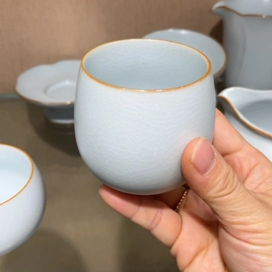 瓷片大宋名窑汝瓷茶具