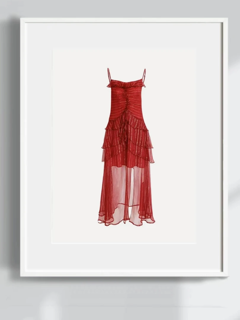 【色彩PARTY原创】真丝连衣裙Y25C9077