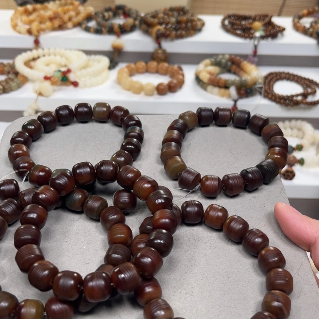 吊坠白玉菩提汉堡手串一条