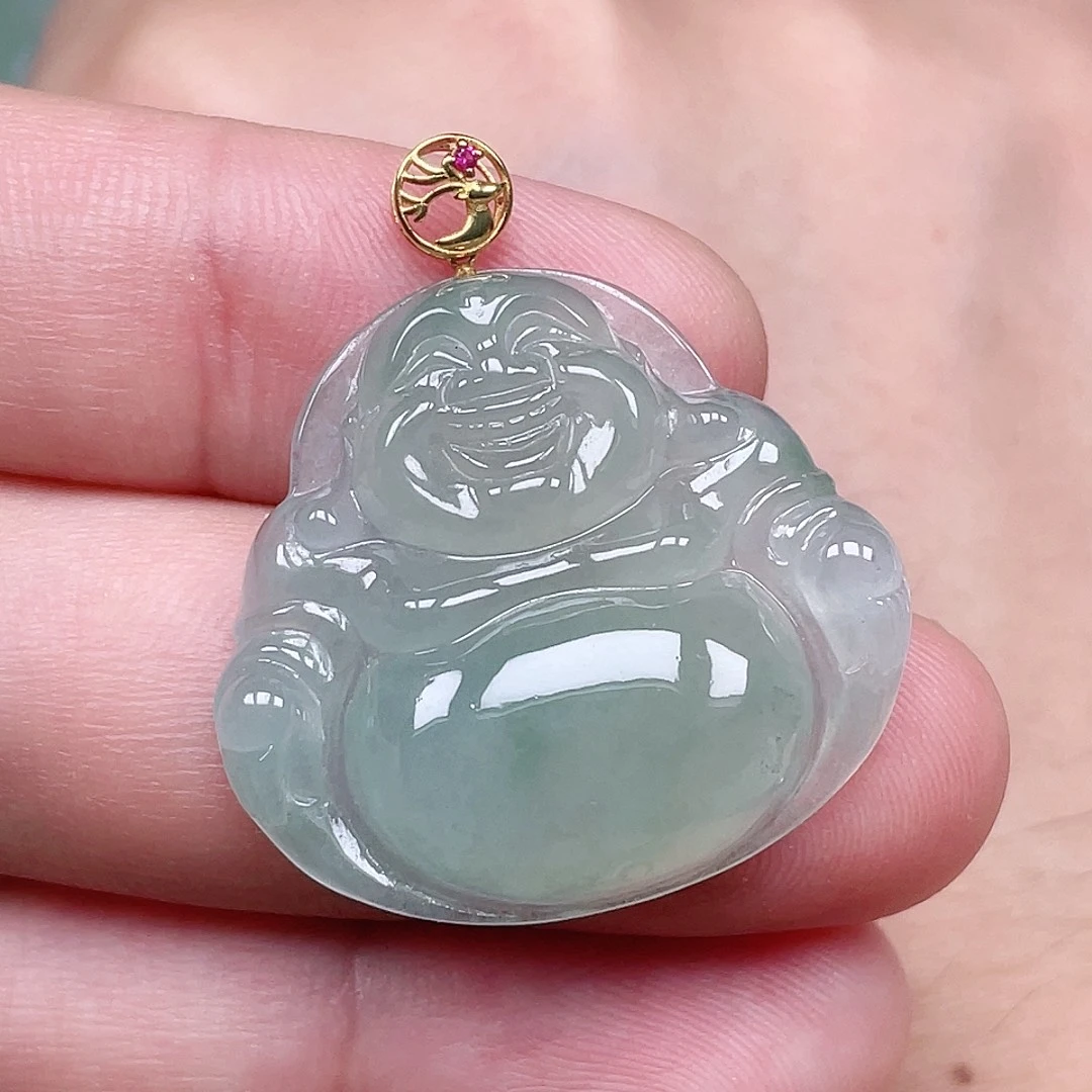 颈饰未镶嵌翡翠佛公