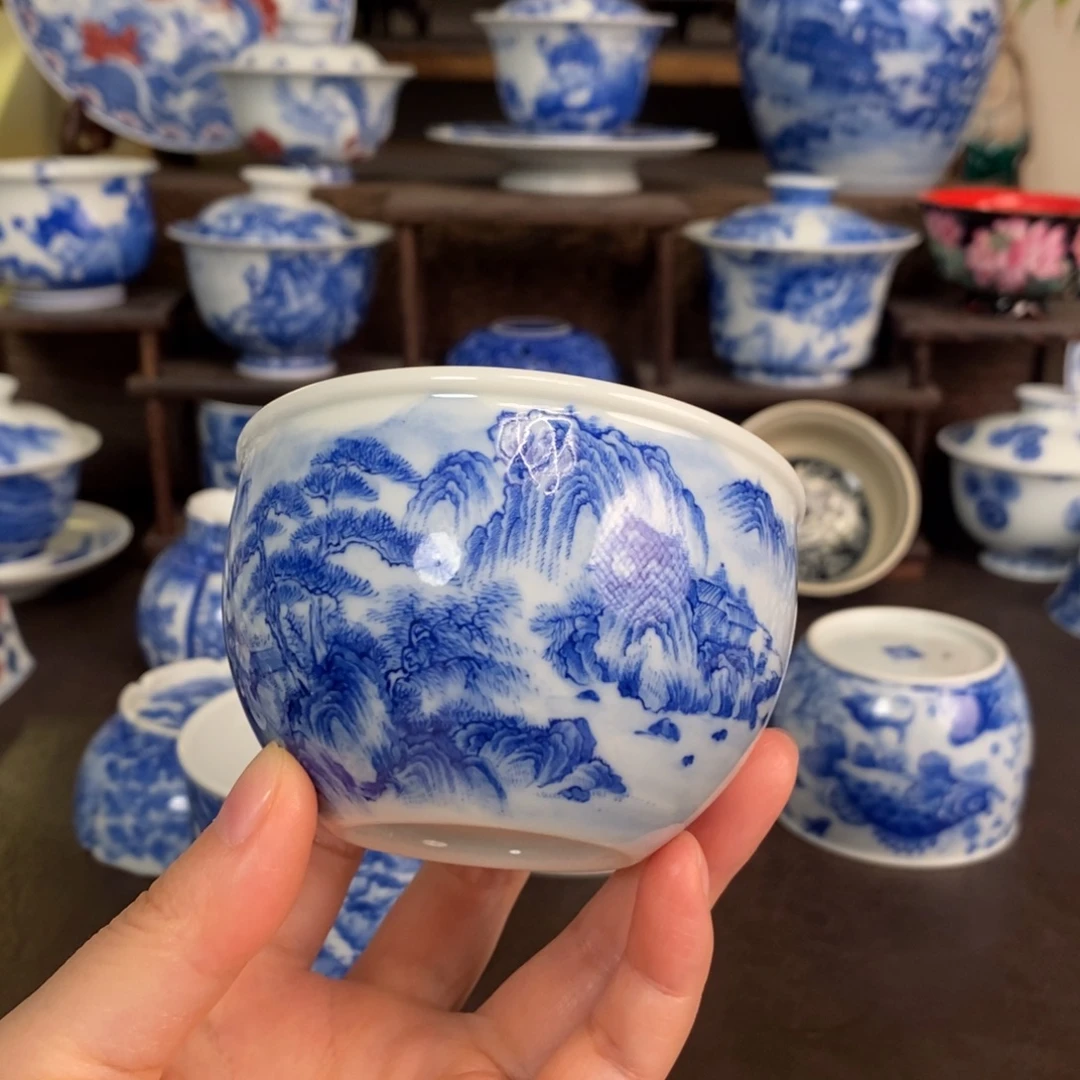 景德镇陶瓷手工手绘