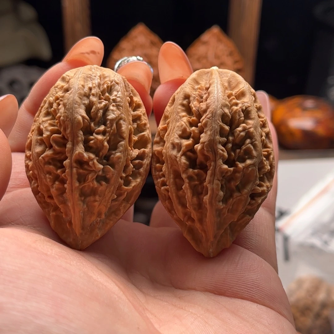 文玩核桃把件关东木子家楸大胖54