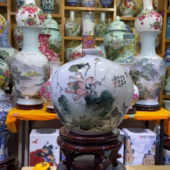 景德镇陶瓷花瓶摆件