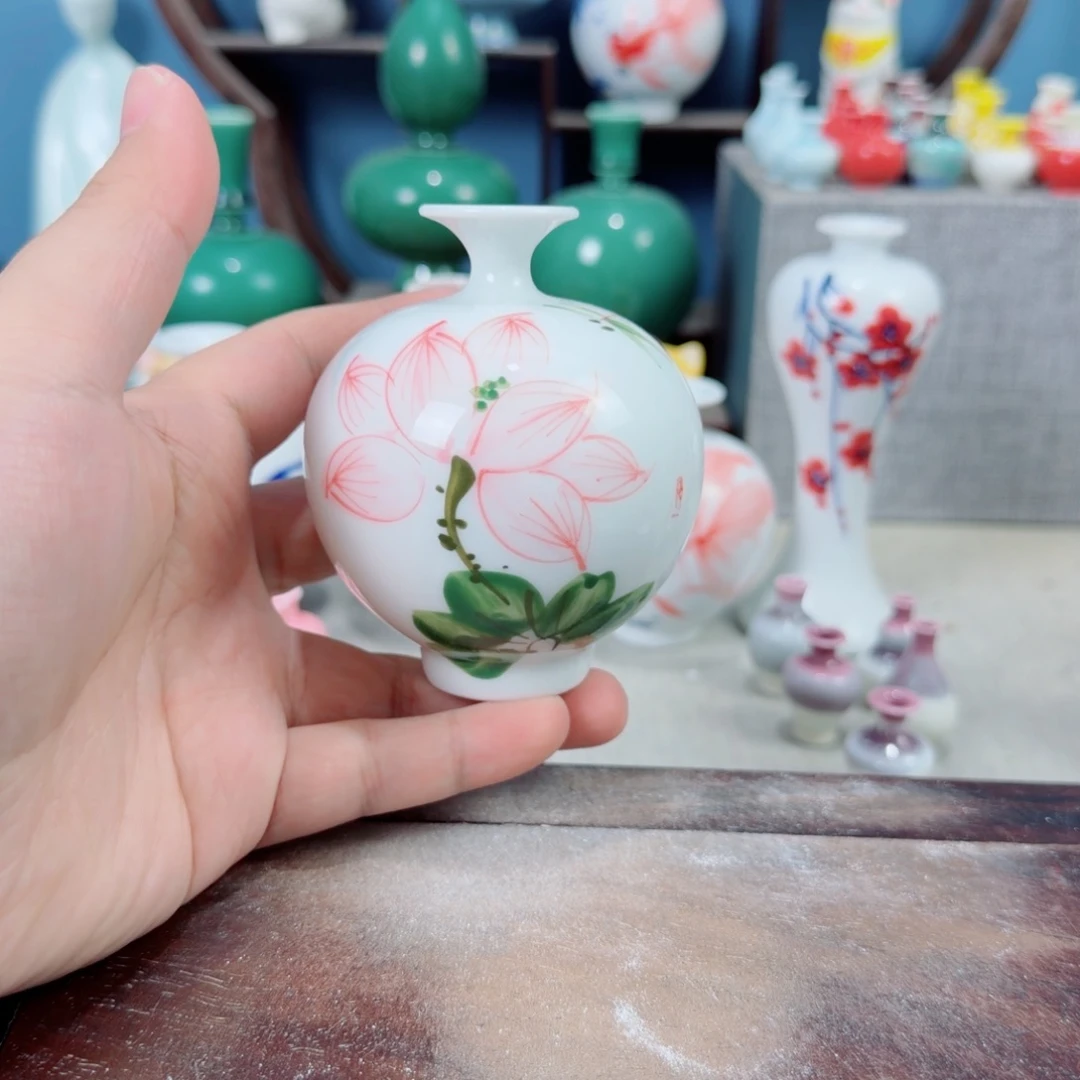 陶瓷手工小花器摆件