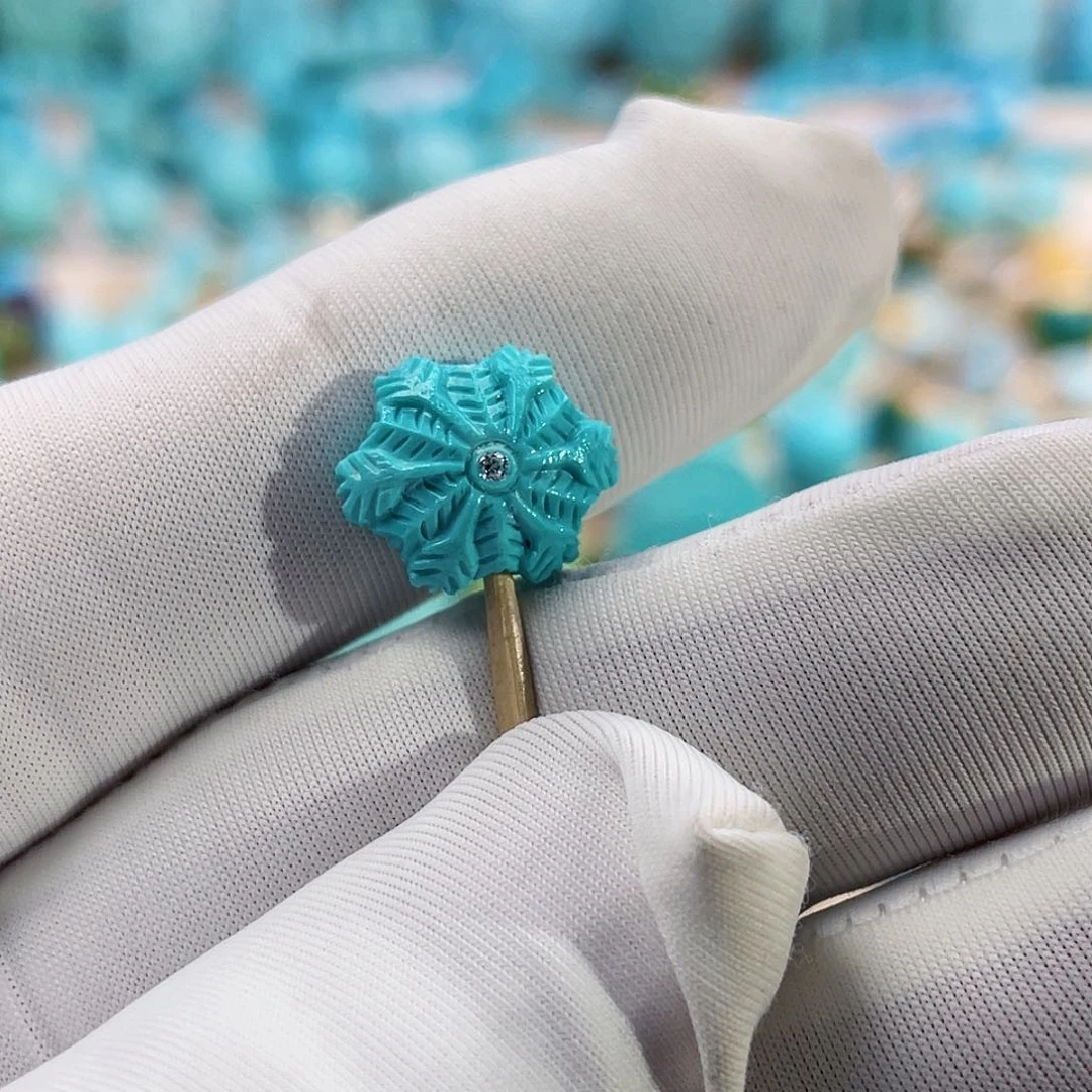 绿松石珠宝奇石未镶嵌