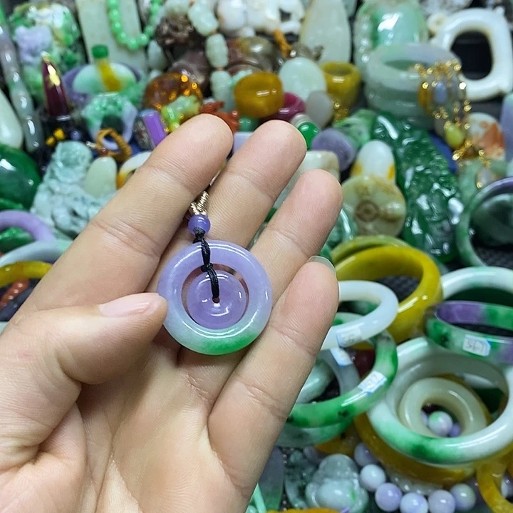 颈饰未镶嵌翡翠缅甸翡翠首饰配饰