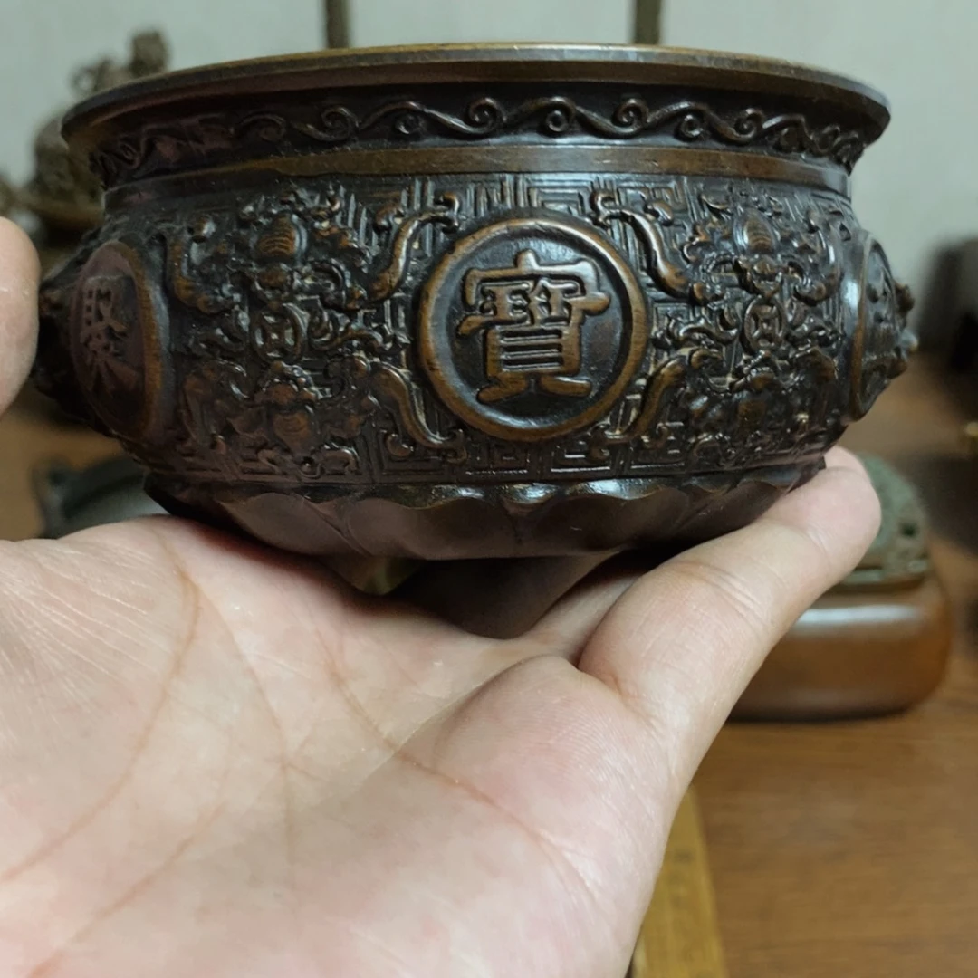 铜盛世铜炉铜器香炉工艺品