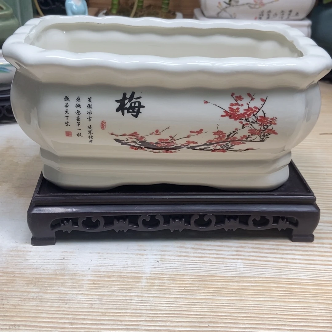 瓷片陶瓷花盆陶瓷艺术