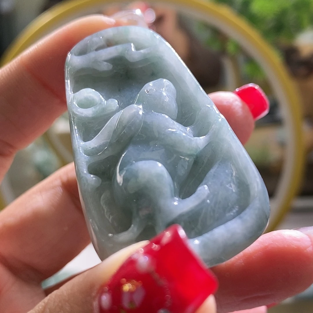 【闪购商品】翡翠颈饰未镶嵌兔