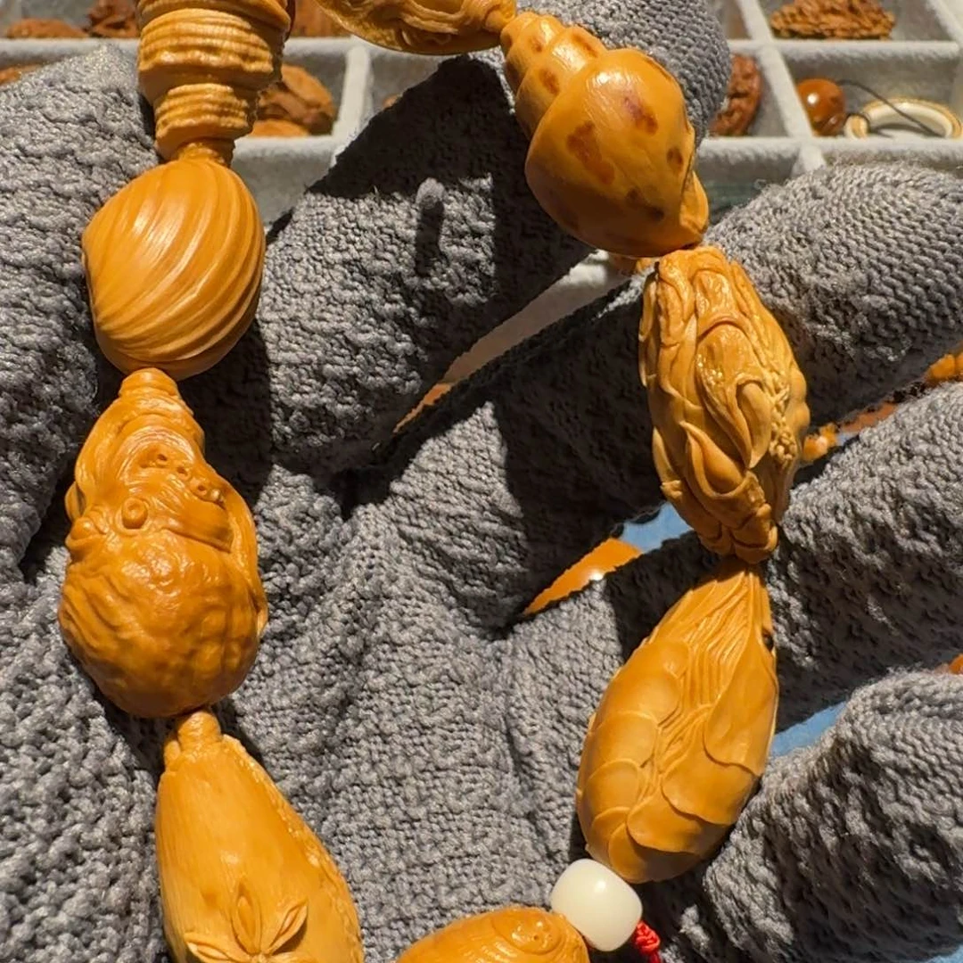 橄榄核手串/手链核雕艺术