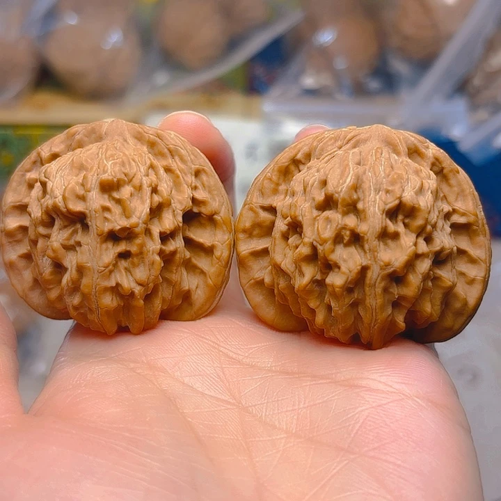 青***枝吊坠文玩核桃四座楼44