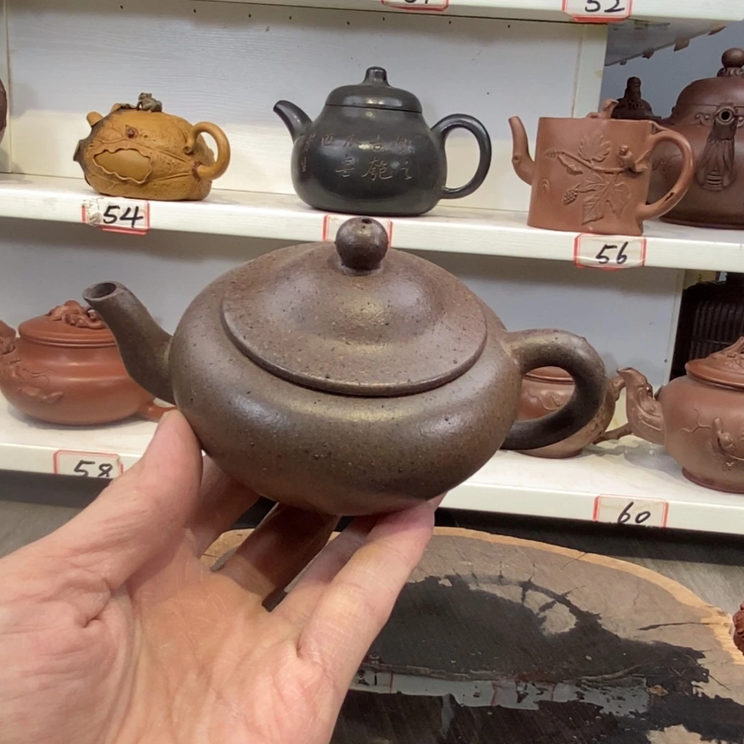 紫砂茶壶闲**鹤宜兴紫砂壶