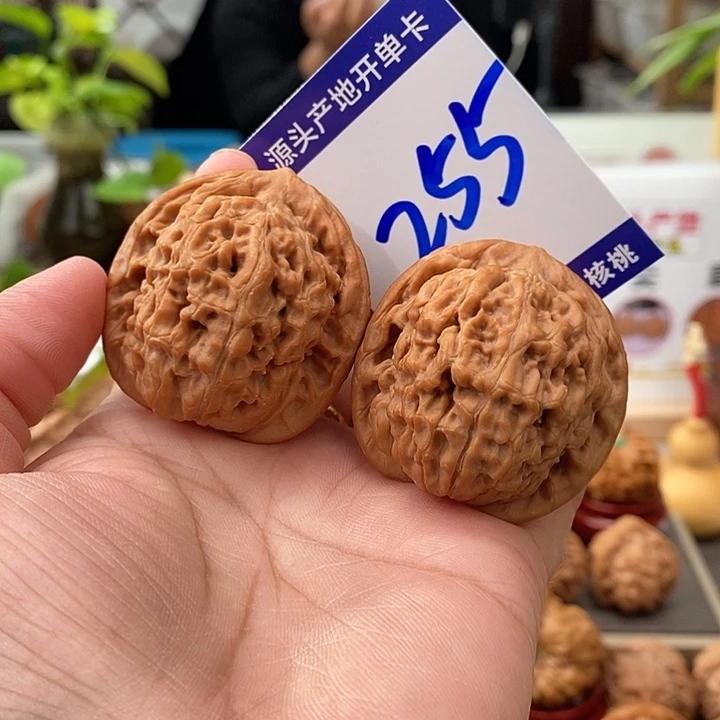 文玩核桃把件41头货莲花255号