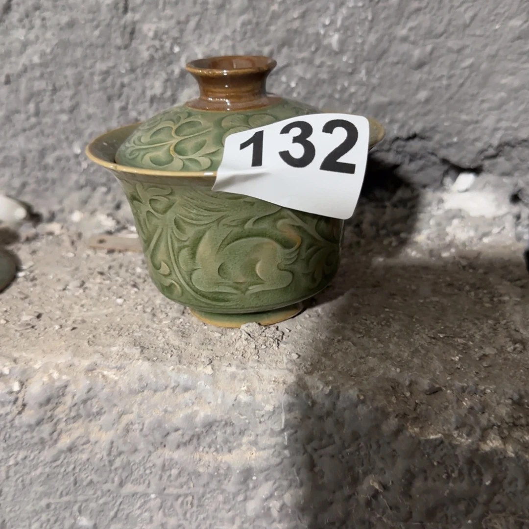 非***吧耀州窑手工盖碗瑕疵不退换