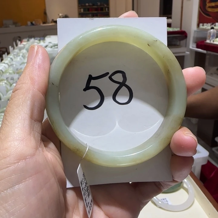 和田玉未镶嵌手镯865