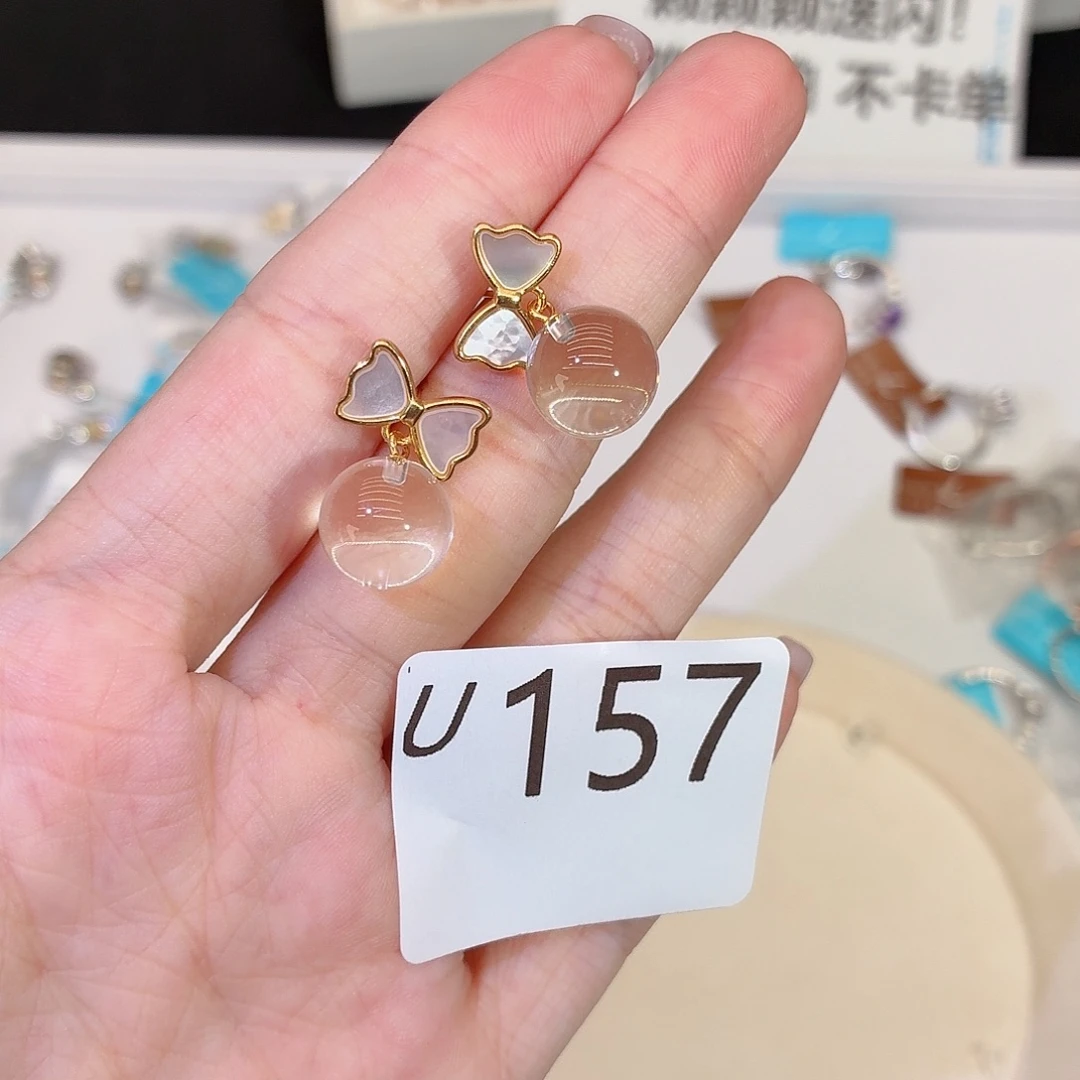 银S925镶嵌珠宝半成品水晶