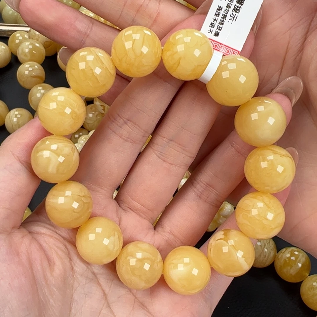 琥珀未镶嵌手链33.8阿尔卑斯