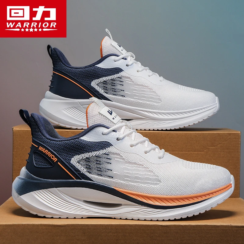 回力夏季男鞋透气运动鞋2025新款减震跑步鞋百搭厚底增高休闲潮鞋
