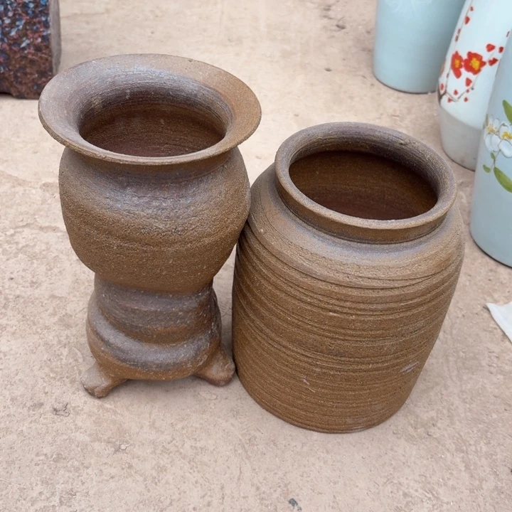 紫砂花盆口径13/24，12/20两个